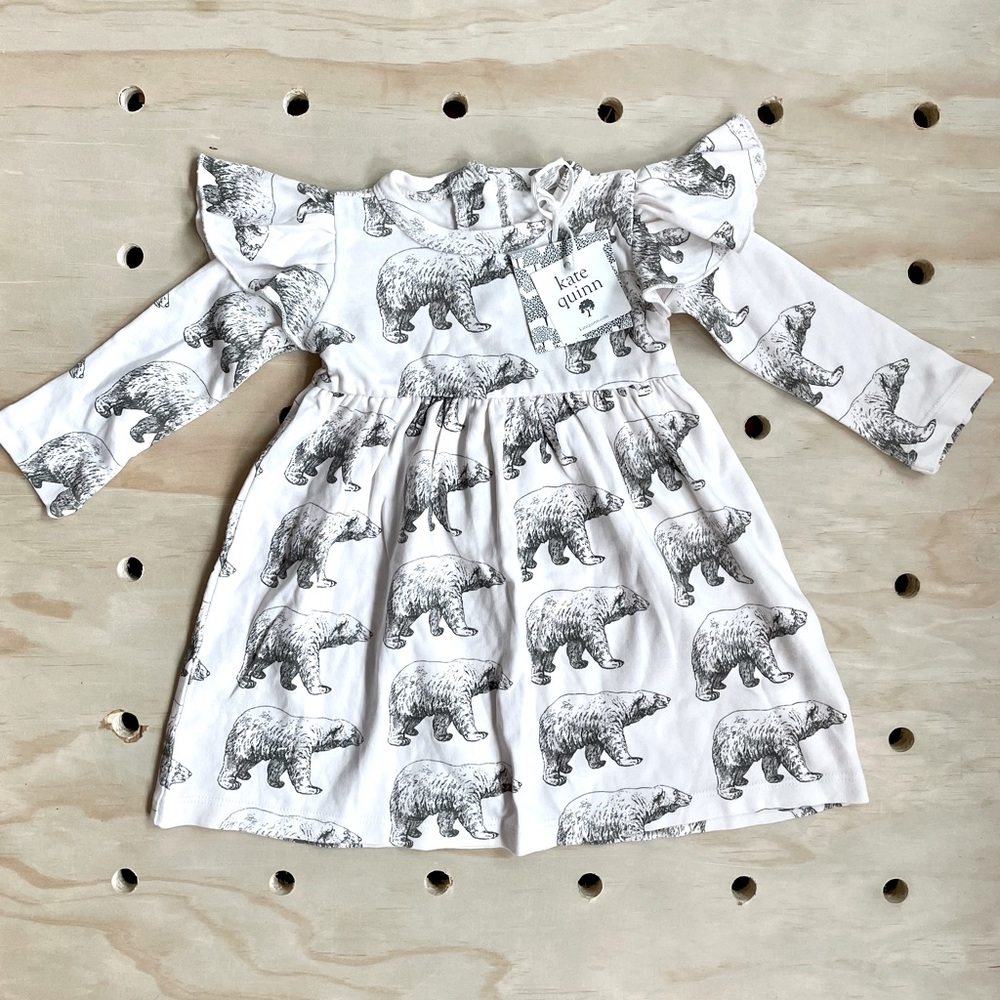 Kate Quinn Ruffle Sleeve Dress